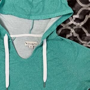 Koolaburra by Ugg Cozy Lounge Hoodie Womens XS Sea Splash Lightweight Stretch